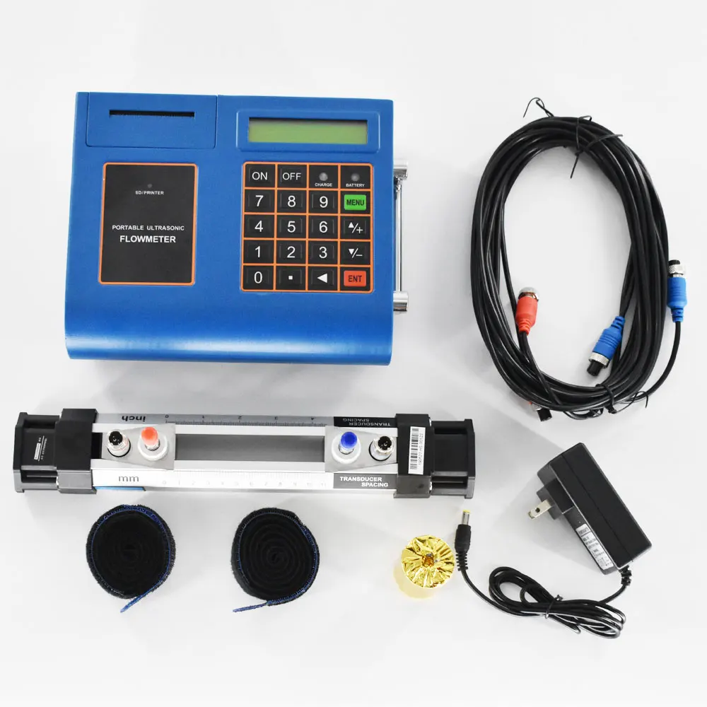 

Ultrasonic Flow Meter TUF-2000P SD card function built-in printer DN15-DN100mm HS barcket Transducer portable flowmeter