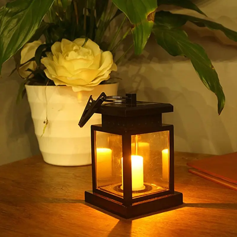 

6 Pcs Led Solar Light Outdoor Waterproof Solar Panel Portable Solar Led Hanging LED Umbrella Lantern Garden Light Warm White