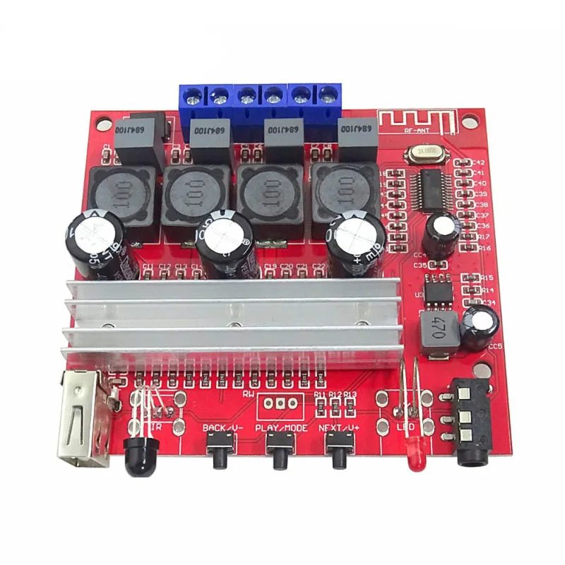 SOTAMIA TPA3116 Bluetooth 5,0 усилитель мощности плата 100 Вт* 2 стерео усилитель TPA3116D2 2,0 аудио усилитель с регулировкой громкости