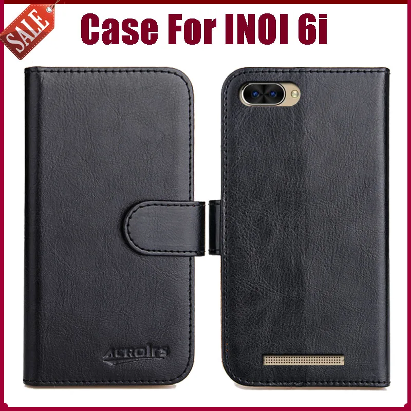 Лидер продаж! Чехол INOI 6i для телефона 5 дюйма 6 цветов флип-кошелек чехол с