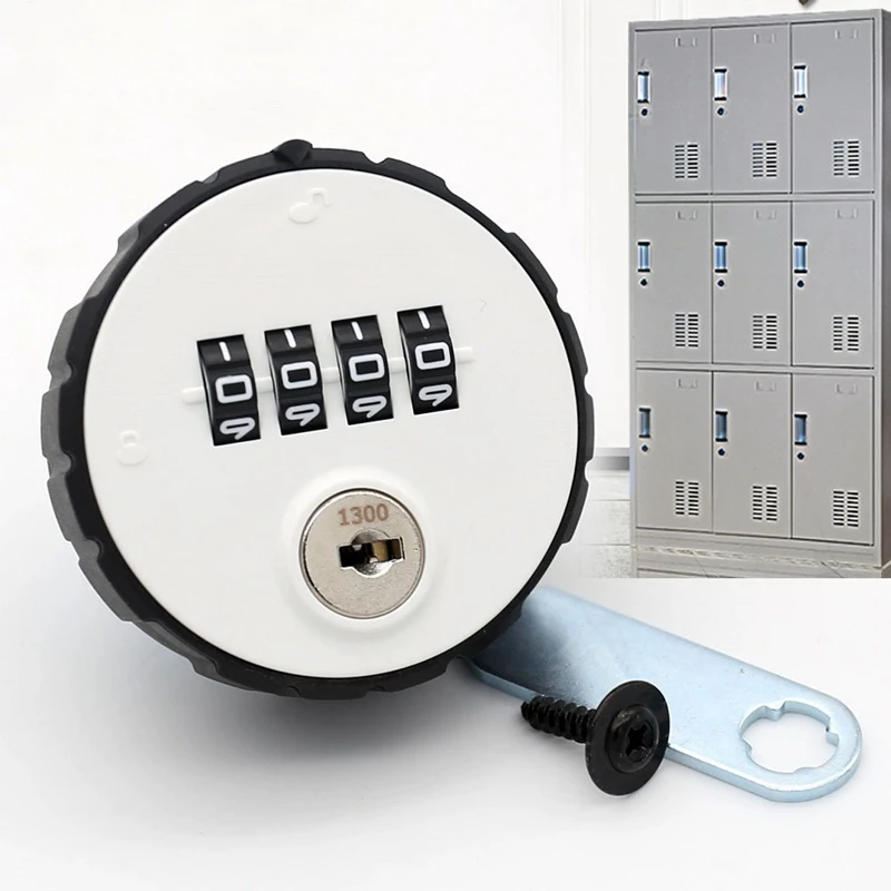 

Free Shipping Combination Cabinet Cam Lock 4 Digit Keyless for Drawer Door Gym School Locker with Key Reset