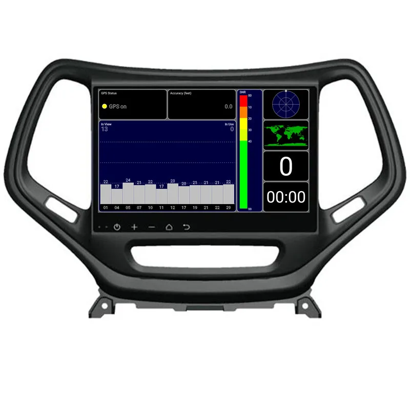 NAVITOPIA 10 1 дюймов 2G RAM 32G ROM Восьмиядерный Android 8 Автомобильный GPS навигатор для Jeep
