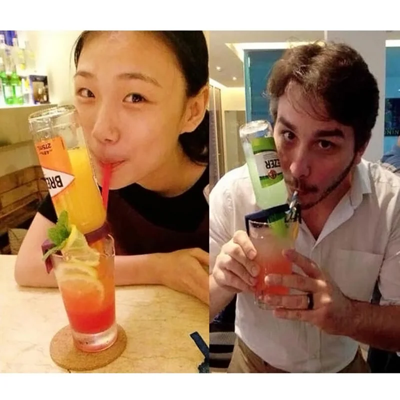 Drinks Bottle Holder Buckle Cocktail Clip Plastic Drink Clips For Schooner Goblet Glasses Margarita Glasses Kitchen Accessories 2