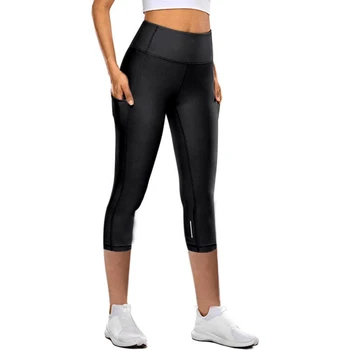

Fitness Leggings High Waist Push Up Crop Wide Waistband Cycling Short Leggings Workout Jogging For Women Training Leggings