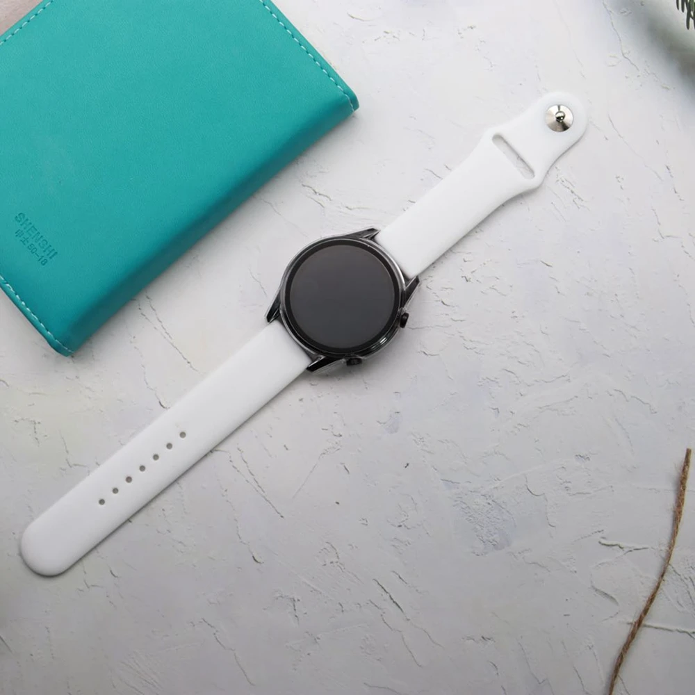 22 мм 20 Резина для Samsung Gear S3 s2 sport Frontier Classic Band huami amazfit gtr bip ремешок huawei gt 2 galaxy watch 47 46 |