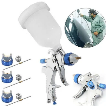 

1pc Auto Car Air Paint Sprayer Gun Set 1.4mm-2.0mm Nozzle Aluminum Alloy 14.5CFM