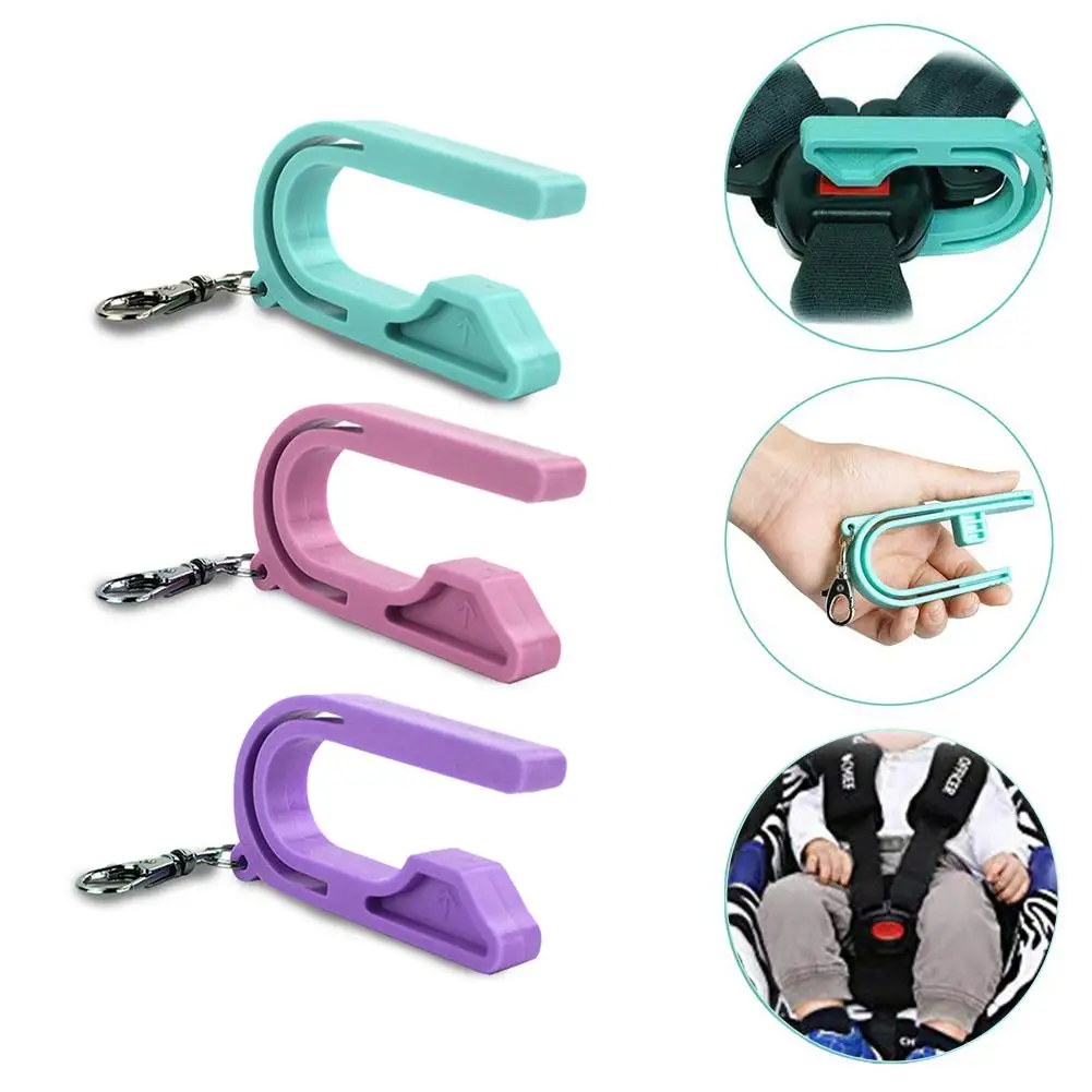 

Professional Child Safety Belt Keychain Tool Car Seat Key Safety Seat Unlocking Portable Unlock Child Safety Belt Accessories