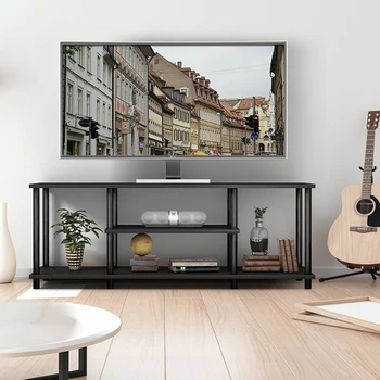 

3-Tier TV Stand Entertainment Media Center Console Shelf HW63289