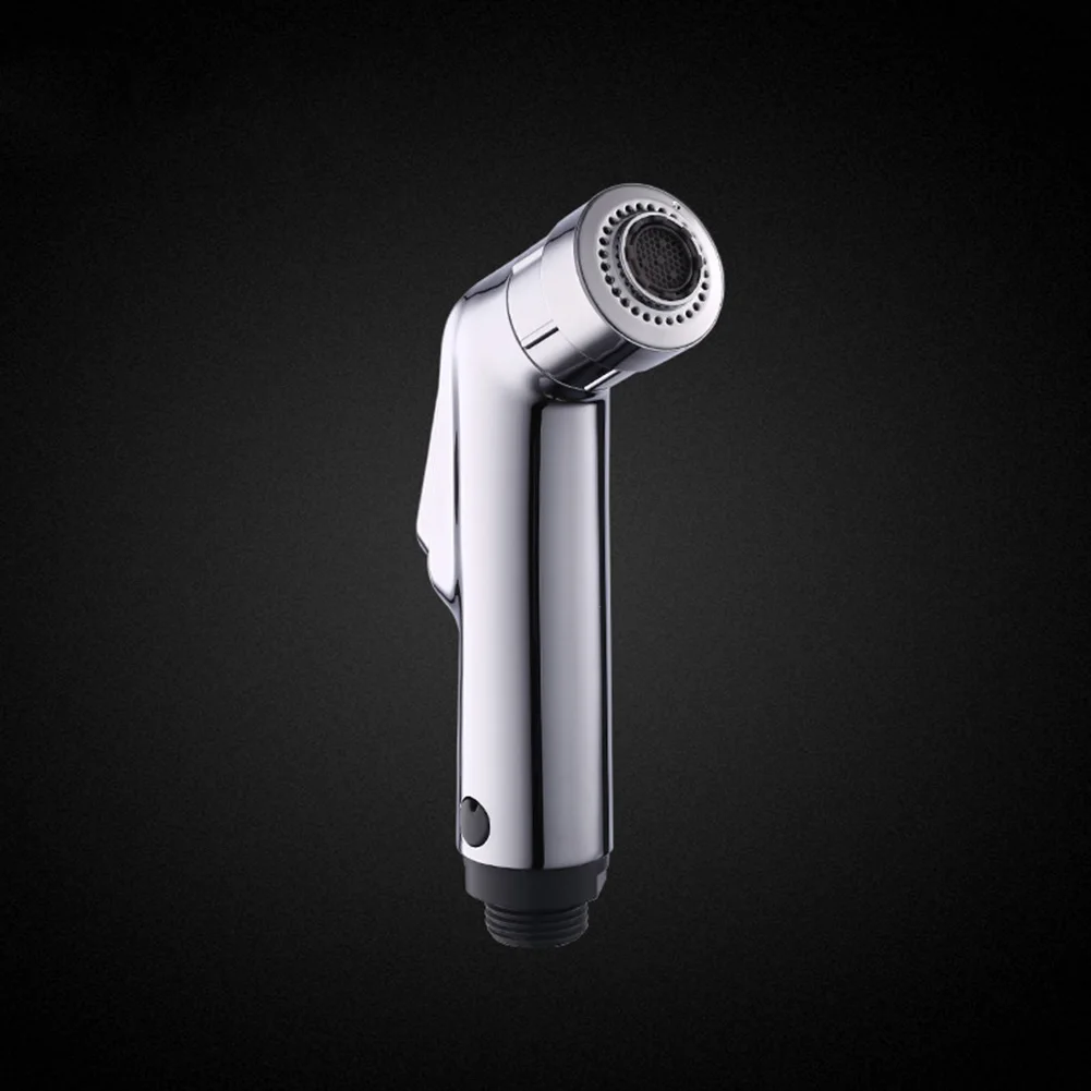 

Handheld Wash Single Head Bidet Sprayer Shattaf With Chrome Accessories Shower ABS Self Cleaning Bathroom Nozzle Toilet