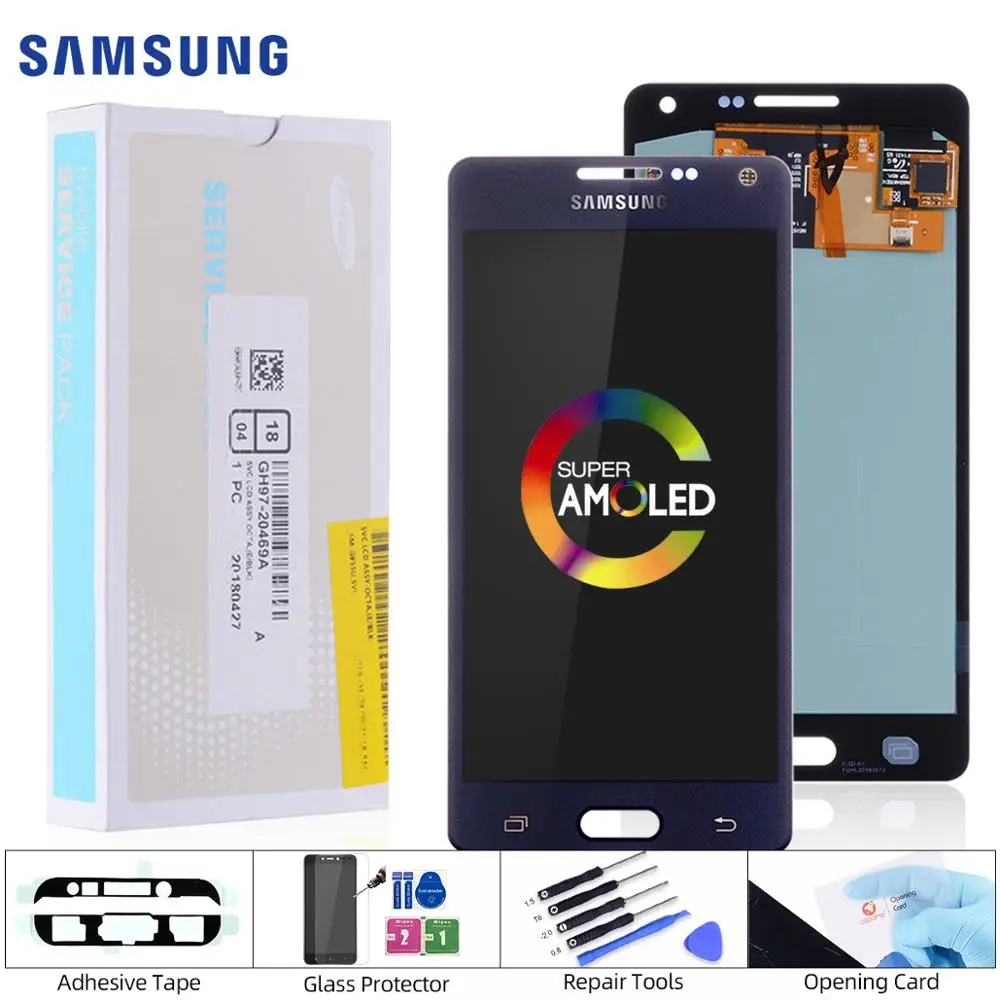 AMOLED Дисплей для SAMSUNG Galaxy A5 2015 A500FU A500 A500F A500M LCD в сборе с тачскрином Оригинал 5.0''