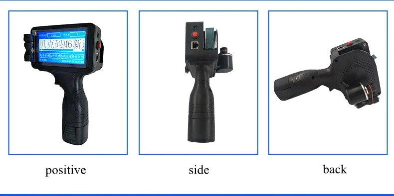 지능형 터치스크린 USB 광전 인터페이스 휴대용 잉크젯 프린터 핸드헬드 잉크젯 프린터 날짜 로고 인쇄