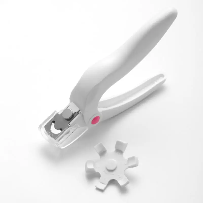 Professional White Flat Cut U-shaped Nail Scissors French False Nails Phototherapy Clippers Manicure Tips | Красота и здоровье