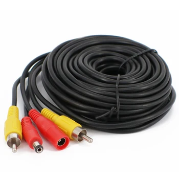 

Video Power Cable Security Line Detection Wire Engineering Install Cord 10m/32FT Brand New And High Quality