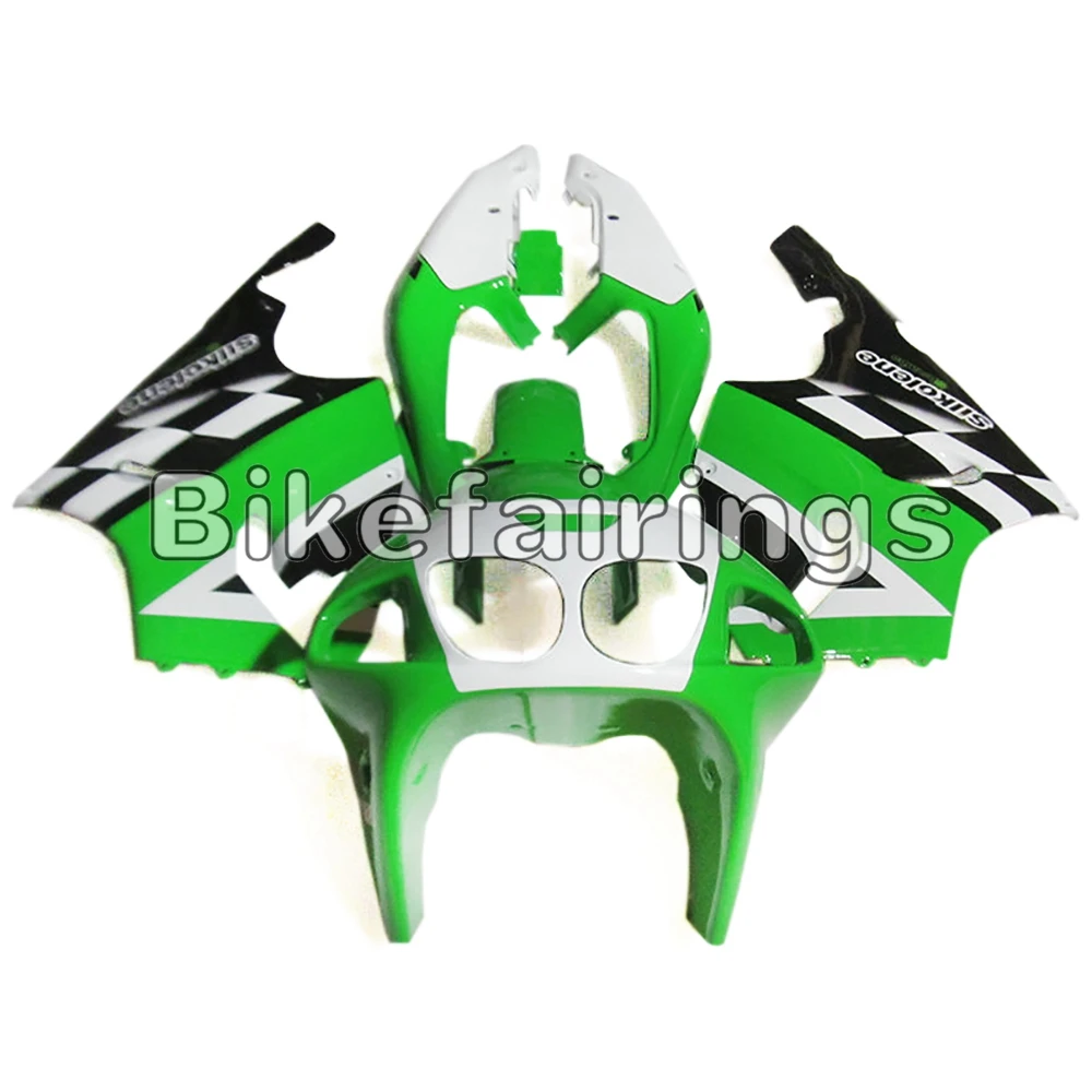 

For Kawasaki 1996 1997 1998 1999 2000 2001 2002 ZX-7R ZX 7R zx7r 1996 - 2002 Green White and Black Body Kits Full Bodywork Kit