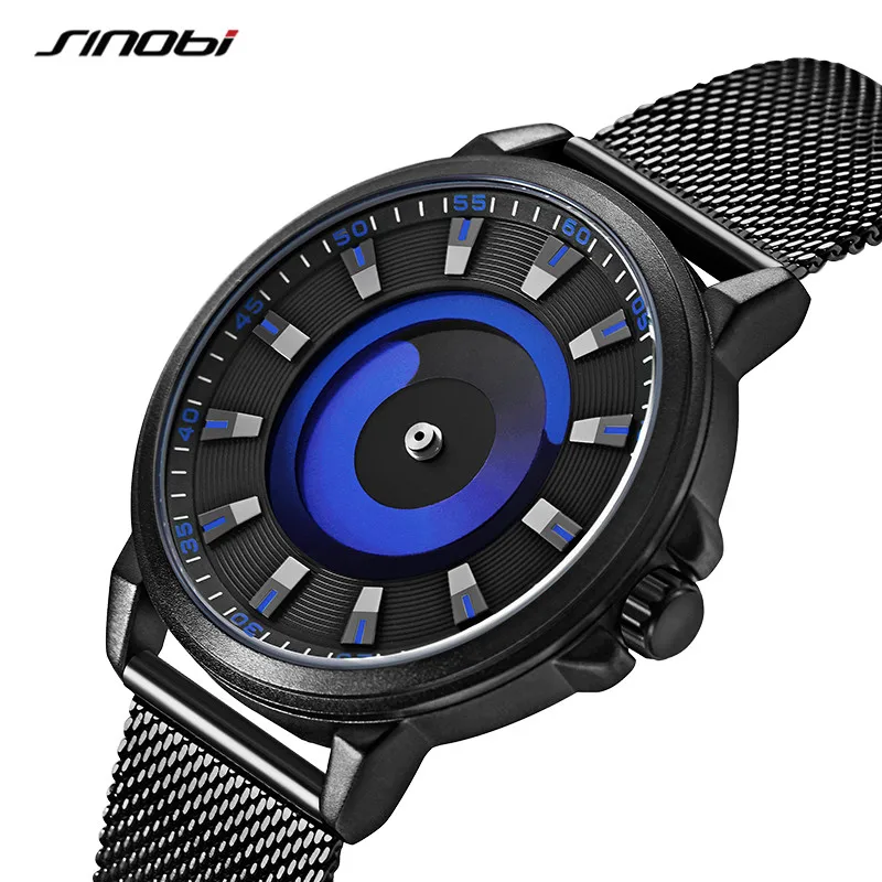 SINOBI 2020 новые Relogio Masculino креативные японские кварцевые часы мужские хип хоп модные