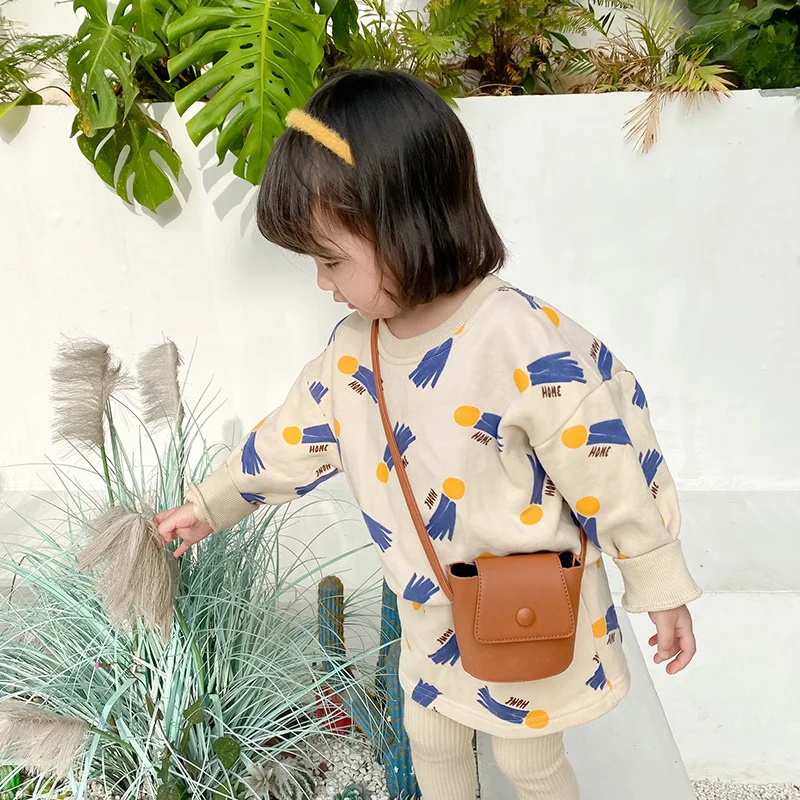 

Girls Shoulder Bag Korean-style 2020 Spring New Style Children Change Bucket Bag Candy-Colored Baby Change Accessories Bag