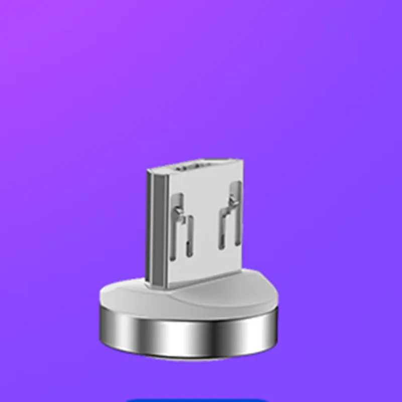 1 м Магнитная Быстрая зарядка для type-C Micro USB интерфейсный кабель для iPhone 11 samsung мобильный телефон кабель магнит зарядное устройство провод шнур - Цвет: Just Micro Plug