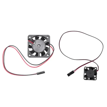 

2Pcs for Rc Model Car Esc 3010 Motor Cooling Fan for Remote Control Car Parts Accessories - 25X25Mm & 40X40Mm