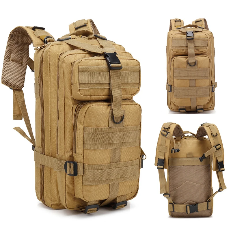 Hot Sale Men Outdoor Military Army 3p Tactical Backpack Molle Camping Hiking Trekking Sport Camouflage Bag 2