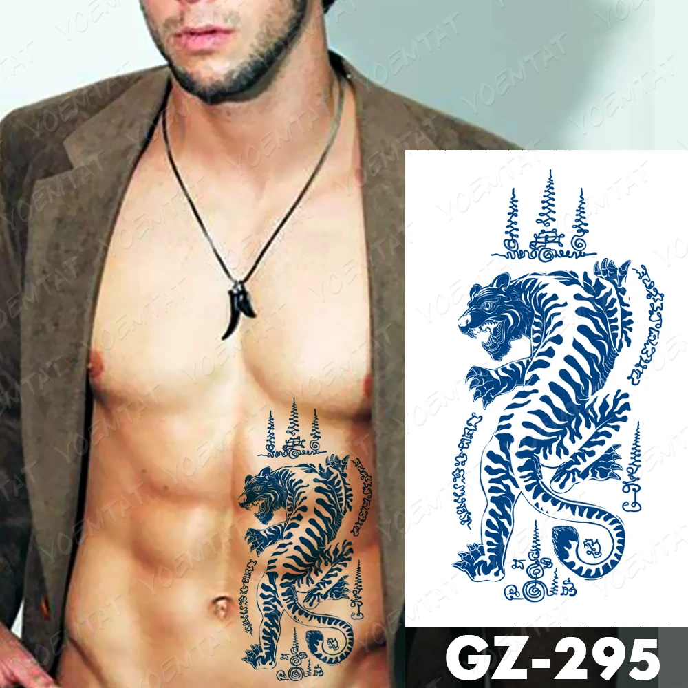 Waterproof Temporary Juice Tattoo Sticker Dragon Lion Leopard Eagle Element  Flash Tatoo Fake Tatto Art for Men Women - AliExpress