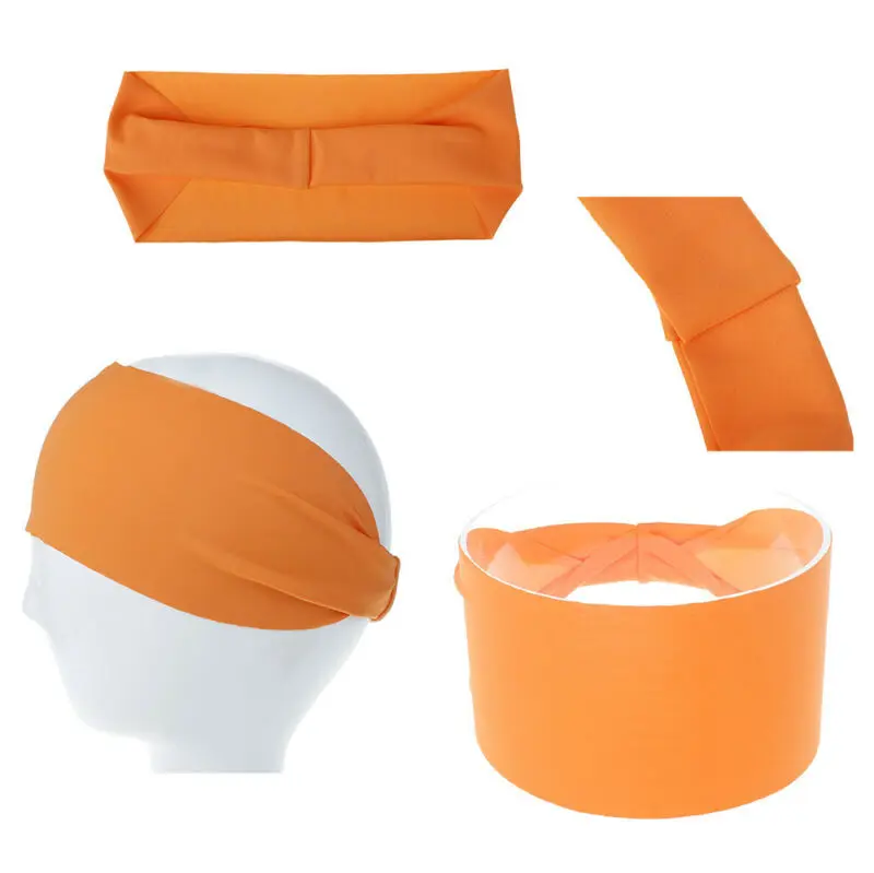 Мужские и женские новые повседневные Спортивные Повязка На Голову эластичная