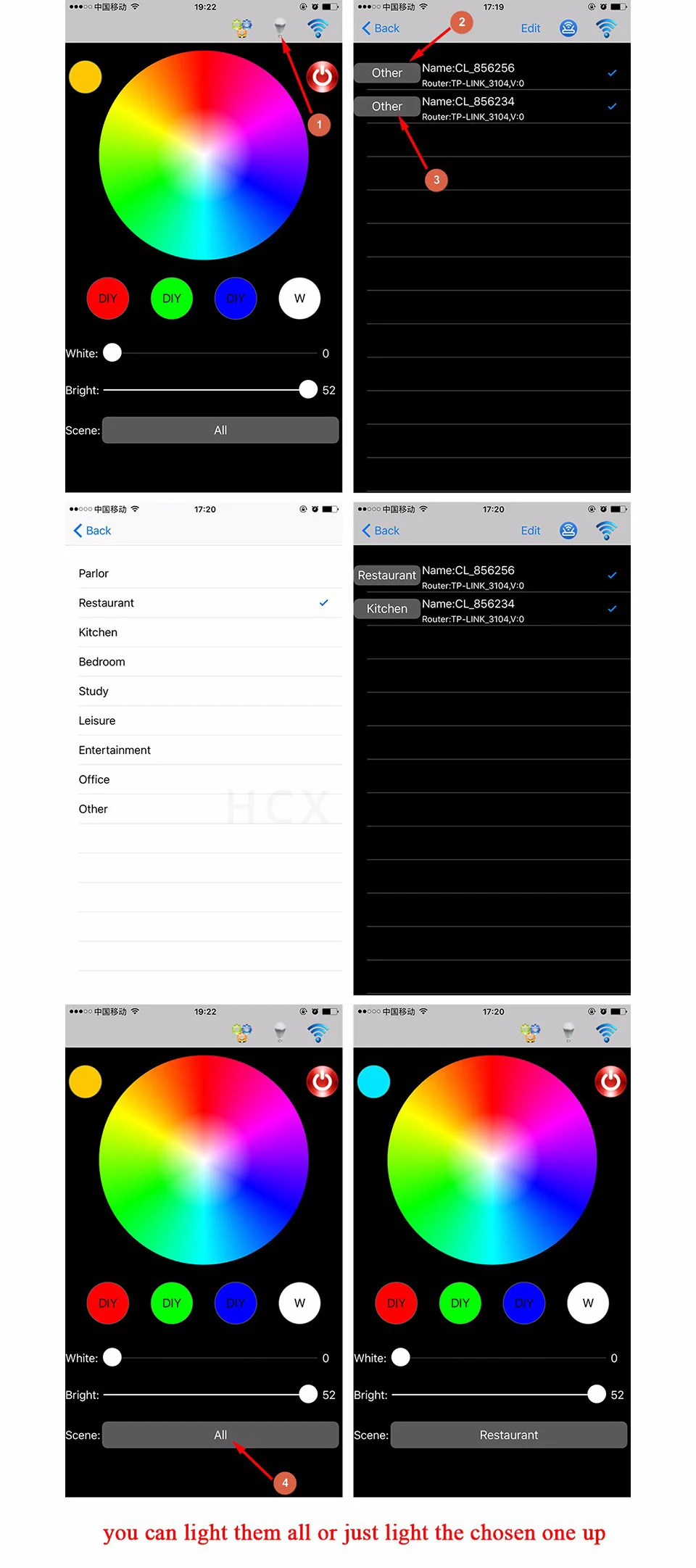 H802 WiFi RGBW светодиодный контроллер iOs Android APP контроллер DC5V-24V вход 6A* 4CH выход для RGB RGBW светодиодный светящаяся лента