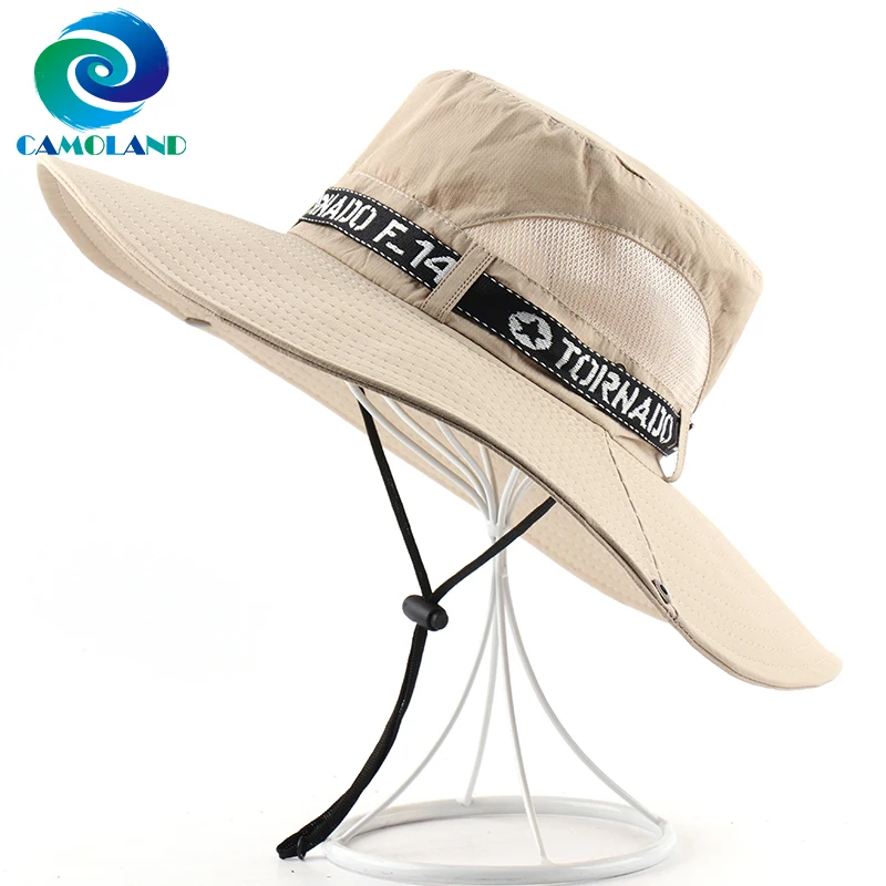 Womens Cotton Beach Bucket Hat Wide Brim Outdoor Fishing Sun Protection Cap T204 