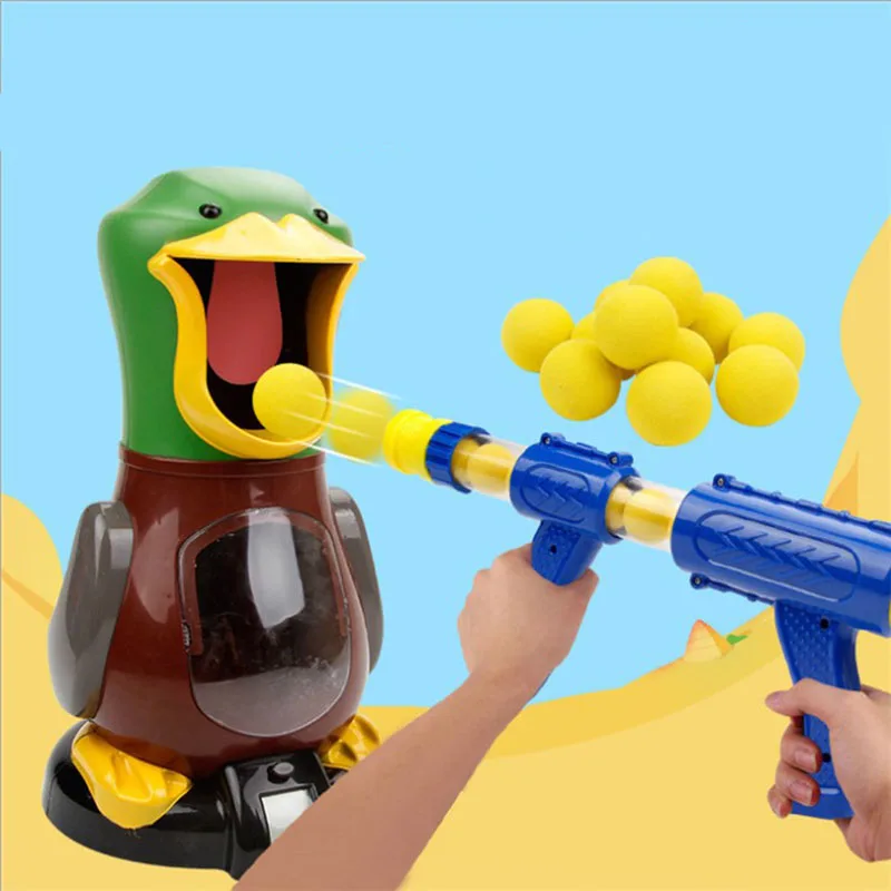

Air Powered Boy Safety Soft Bullet Child Toy Target Bullet Toy Duck Target Air Powered Gun Game Kids Children's Toy