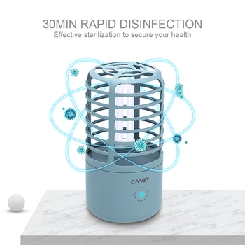 

CAHOT Portable USB Ultraviolet Disinfection Lamp Mini Sanitizer Light UVC Germicidal Light for Home Travel UV Sterilizer Lamp