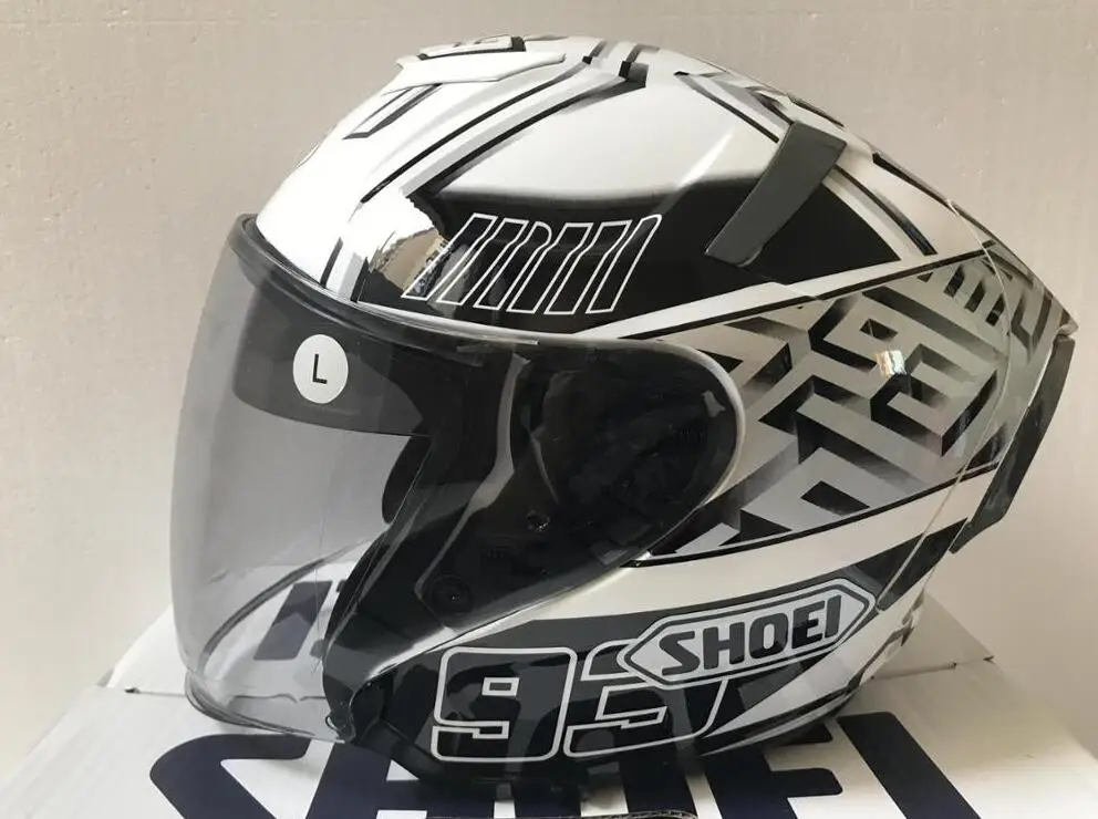 helmet Топ горячий шлем мотоциклетный шлем половина шлем с двойным щитком шлем для мотокросса Размер: M L XL XXL, Capacete - Цвет: helmet