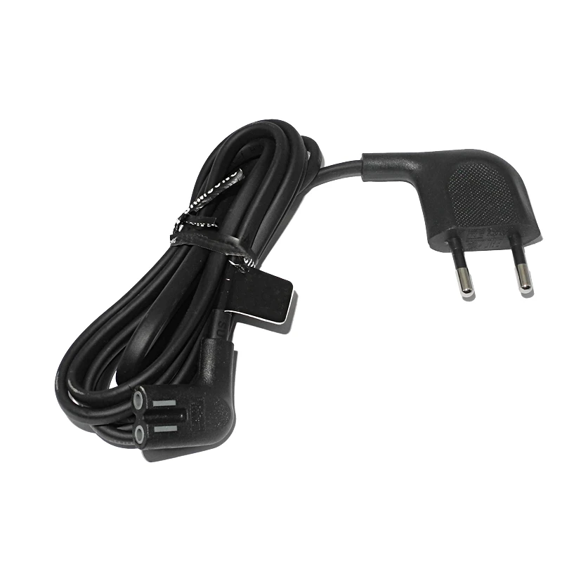 Figure 8 AC Power Cable Cord Schuko CEE7/16 EU type right angled to IEC C7 Power lead cable for