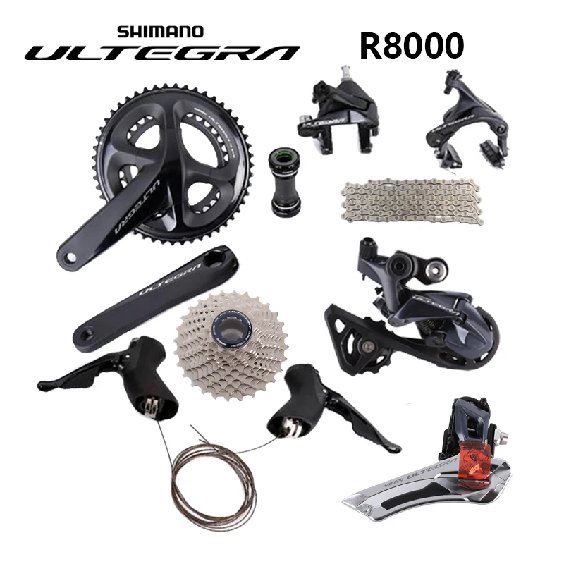 Shimano Ultegra R8000 Groupset Đường Xe Đạp Xe Đạp 11 22 Tốc Độ Cập Nhật  Ultegra 6800 Nhóm Bộ Năm 170/172.5/175Mm 53 39T 50 34T 52 36T|group  set|bicycle group setsbike group set - AliExpress