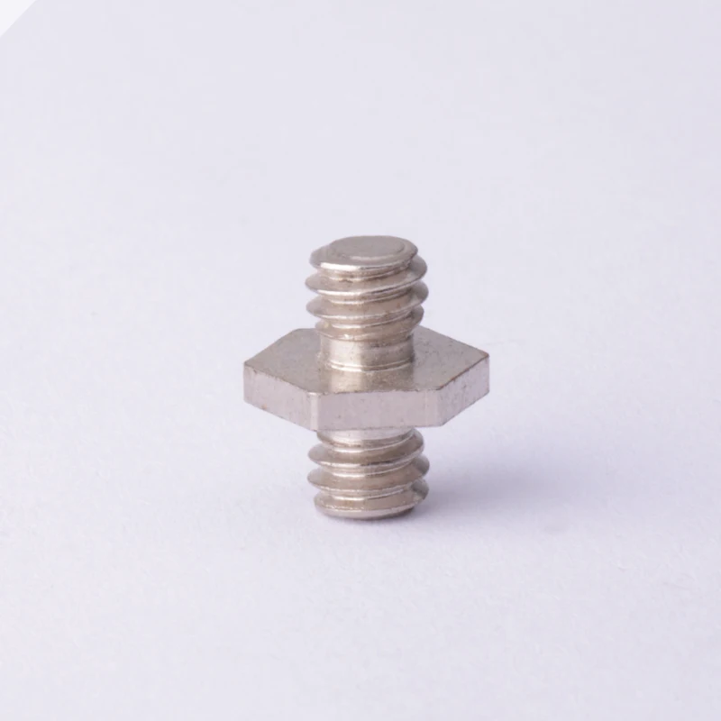 

Dual Head Square shaped 1/4 inch screw 1/4 Screw Adapter for Camera Bracket Tripod Monopod Quick Release Plate 59# F