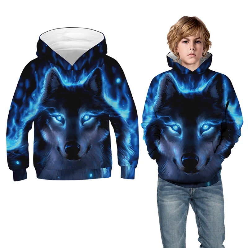 kids wolf sweatshirt