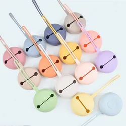 Soporte portátil para chupete para bebés, contenedor de almacenamiento de silicona sin Bpa, caja de almacenamiento de accesorios para bebés, accesorio de tetina