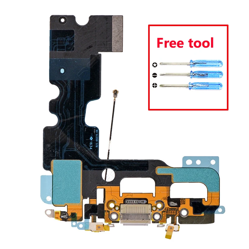 Replacement Charging Flex Cable For iPhone 7 4.7&quot USB Charger Port Dock Plug Connector part iPhone7 | Мобильные телефоны и