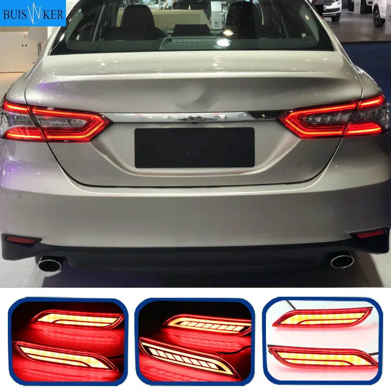 

Отражатель задний светодиодный для Toyota Camry 2018, 2019, 2020, 2 шт.