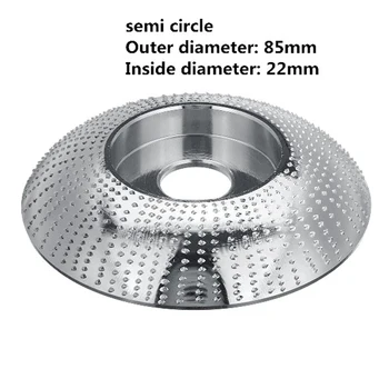 

Shaping Grinding Wheel Cutting Disc 45 # steel Silver Concave Non-metallic