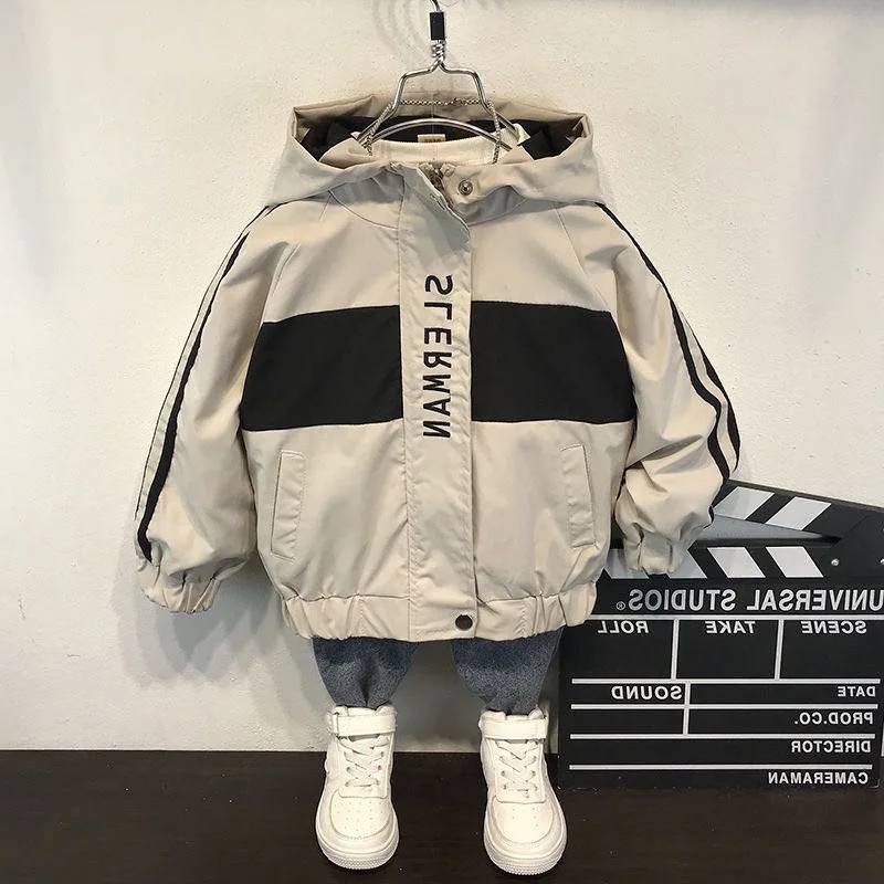 

2020 Spring and Autumn Baby Winter Clothes New Boy Windbreaker Warm Jacket Tops Boys Jacket Baby Coats Fashion Coat
