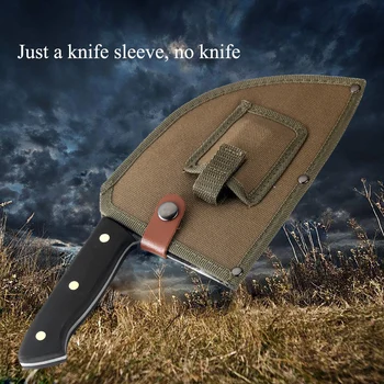 

XITUO Kitchen Knives Sheath Cover Handmade Full Tang Chef Knife Case Wild Portable Cleaver Broad Butcher Knife Nylon Sleeve New