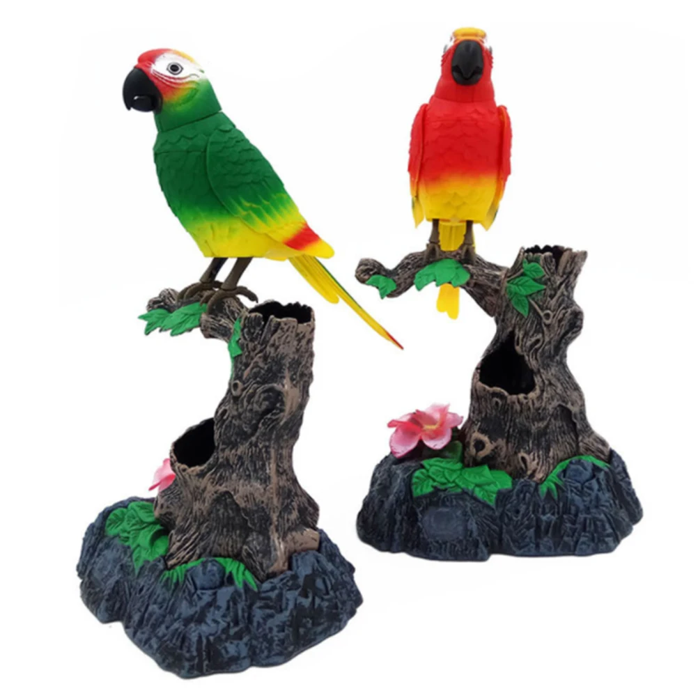 Cute Electronic Talking Simulation Parrot Toy Moving Harmony Recording
