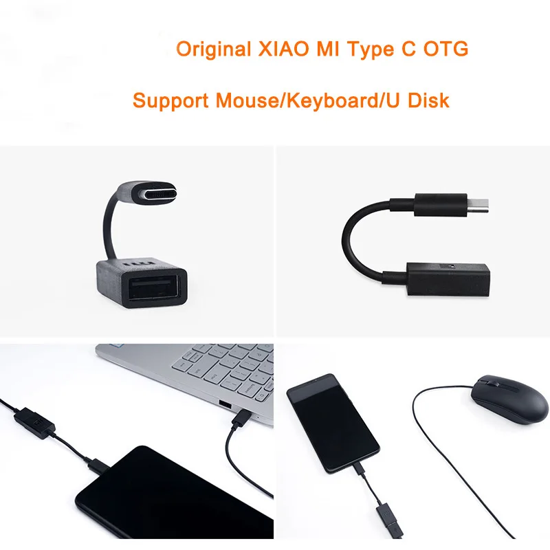 XIAOMI usb type C OTG кабель для передачи данных Поддержка Мышь Клавиатура U диск для Mi9 F1 A1 A2 8 SE 6 6X5 MAX 2 3 MIX 2 2 2S Redmi 8 8A