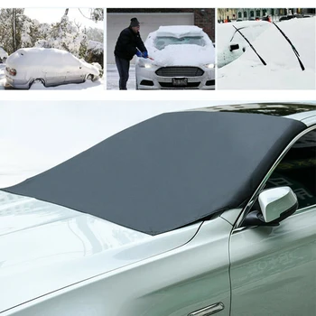 

6 Magnets Dustproof Sunshade Foldable Ice Snow Cover Car Rain Frost Universal Guard Windshield Protector Exterior Magnetic