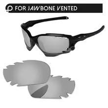 Papaviva хромированное зеркало поляризованные Сменные линзы для Jawbone Солнцезащитные очки с отверстиями рамка UVA и UVB Защита