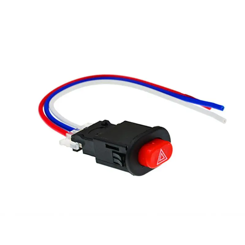 AOZBZ 1pc Hot Motorcycle Hazard Light Switch Convenient Double Warning