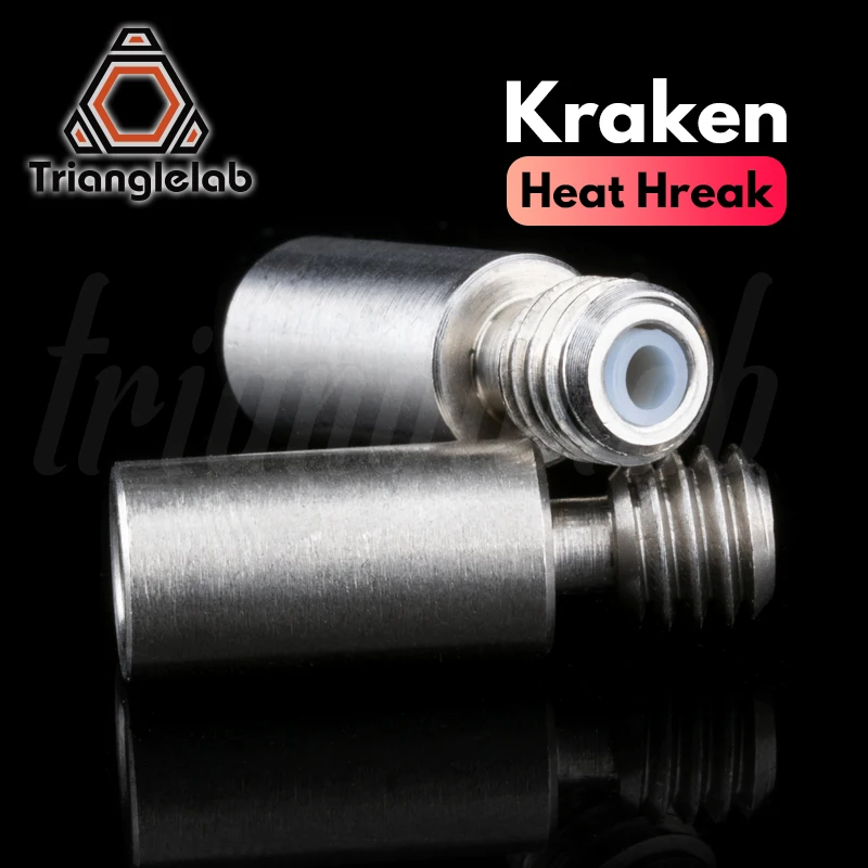 trianglelab 1PC V6 Kraken heat break for E3D chimera+ Extrusion HOTEND heater block 1.75MM Filament Smooth afbeelding