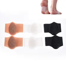 1pair Silicone Shoes Inserts Foot Brace Flat Feet Relieve Pain Orthotic Shoe Pad Arches Footful Orthotic Arch Support