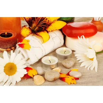 

DIY 5D Drill Square Diamond Diamond Painting"Candles and flowers"Diamond Embroidery Cross Stitch Rhinestone Mosaic Painting