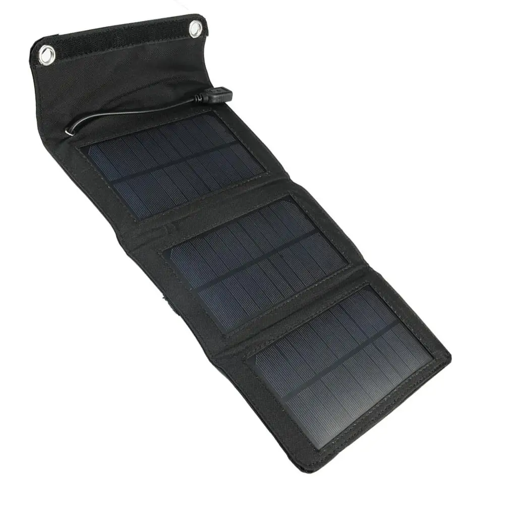 

New 5.5V 5W Folding Foldable Portable Solar Panel Mobile Phone Charger Kit