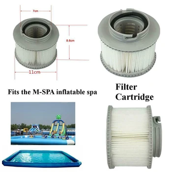 

NEW 1/2 Pcs Filter Cartridges Strainer Replacement Durable for MSPA Hot Tub Spas Swimming Pool